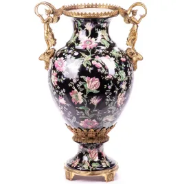 czarna-porcelanowa-waza-urna-wazon-porcelana-braz-motyw-kwiatow