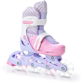 rolki-regulowane-raven-loret-lila-pink-34-37-kolka-led