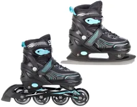 rolki-lyzwy-figurowe-2w1-regulowane-croxer-optima-black-mint-39-42