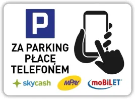 za-parking-place-telefonem-naklejka-na-szybe