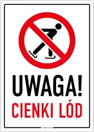 uwaga-cienki-lod-tabliczka-a4