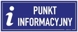 punkt-informacyjny-tabliczka-pcw-granatowa-25x10cm