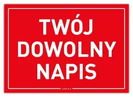 twoj-dowolny-napis-tabliczka-personalizowana-czerwona-a3-v3