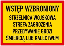 strzelnica-wojskowa-wstep-wzbroniony-tabliczka
