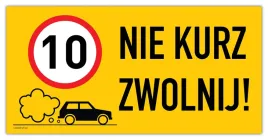 zwolnij-nie-kurz-tabliczka-40x20cm-laminowana-10km