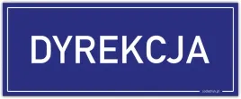 dyrekcja-tabliczka-pcw-granatowa-25x10cm