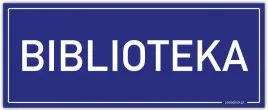 biblioteka-tabliczka-pcw-granatowa-25x10cm