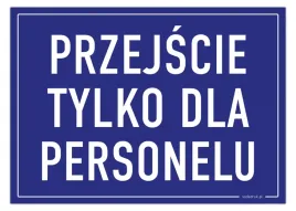 przejscie-tylko-dla-personelu-tabliczka-a5-148x21cm