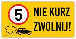 zwolnij-nie-kurz-tabliczka-40x20cm-laminowana-5km