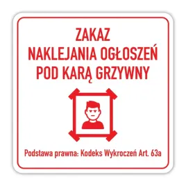 zakaz-naklejania-ogloszen-100x100mm-pictogram-bial