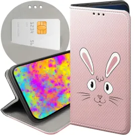 etui-z-klapka-do-xiaomi-poco-x7-pro-5g-wzory-krolik-zajac-bunny-futeral