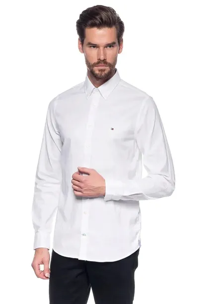 Tommy Hilfiger koszula męska Oxford SLIM Fit Stretch r. L