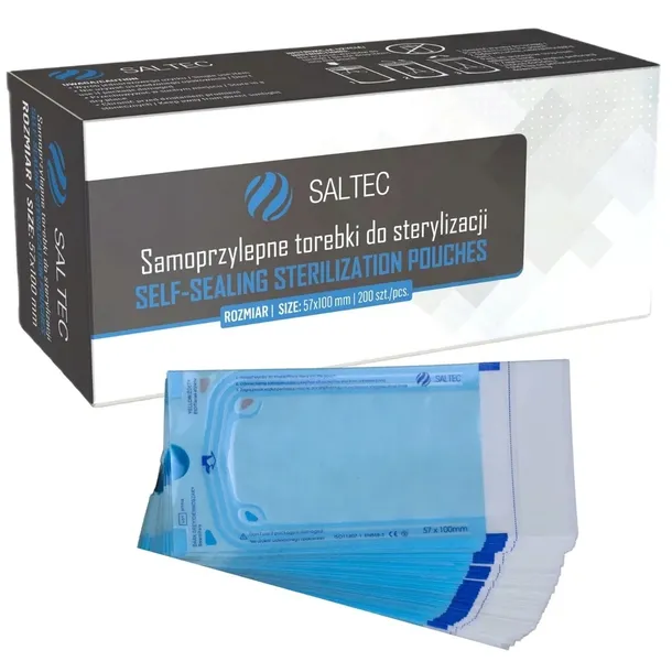 SALTEC Torebki do sterylizacji 57x100 , 200SZT