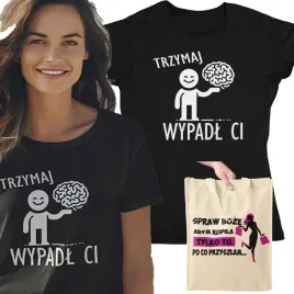 koszulka-damska-mozg-masz-wypadl-ci-czarna-tshirt-smieszny-prezent-torba