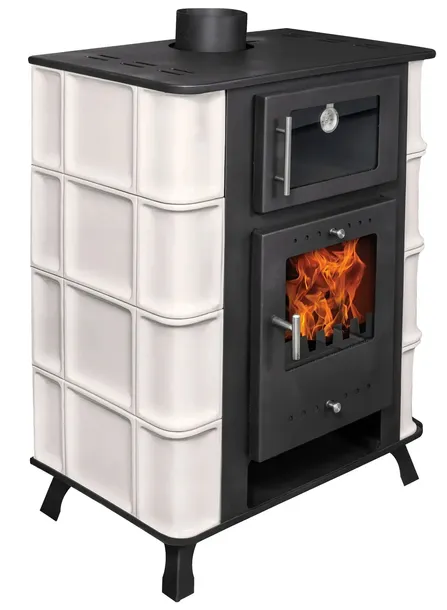 PIEC BARTEK KAFLOWY BEŻOWY 8,5 KW