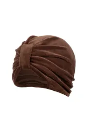 brazowy-turban-damski-na-glowe-z-weluru-czapka-emma-jesienno-zimowa
