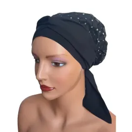 turban-damski-lara-czarna-z-ozdobna-siateczka-chusta-takze-po-chemioterapii