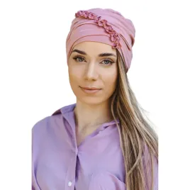 turban-kalina-z-bambusa-roz-podwojna-gotowa-czapka-takze-po-chemioterapii