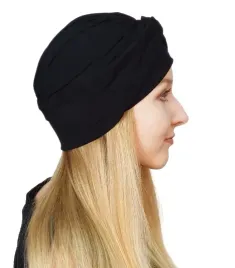 stylowy-przeplatany-czarny-turban-sara-z-bambusa-dla-kobiet-ochrona-wygoda