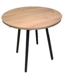 stolik-loft-kawowy-dab-craft-zloty-4-nogi-okragle