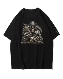 koszulka-oversize-tatuaz-szkielet-czaszka-czarny-xl