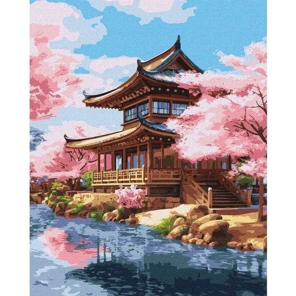MALOWANIE PO NUMERACH Z RAMĄ Obrazy do malowania - Czar Wschodu 40x50 cm
