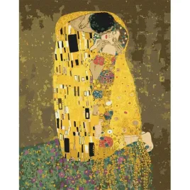 malowanie-po-numerach-z-rama-obrazy-do-malowania-pocalunek-klimt-40x50-cm