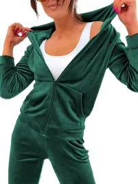 komplet-dres-welurowy-premium-moon-butelkowy-r-xl