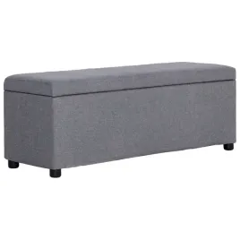 lawka-ze-schowkiem-116-cm-jasnoszara-poliester