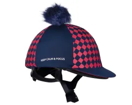 czapeczka-na-kask-toczek-jezdziecki-qhp-omaha-granatowa-czerwona