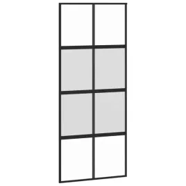 drzwi-przesuwne-czarne-90x205-cm-szklo-hartowane-aluminium