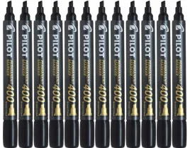 pilot-marker-permanentny-czarny-scieta-koncowka-12-sztuk-czarny