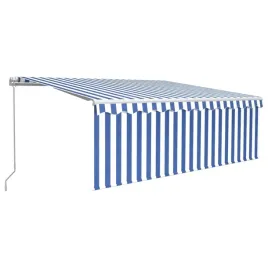 recznie-zwijana-markiza-z-zaslona-45x3-m-niebiesko-biala