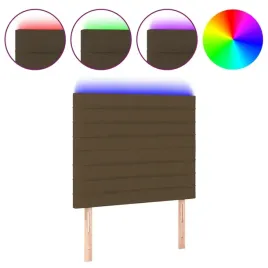 zaglowek-do-lozka-z-led-ciemnobrazowy-90x5x118-128-cm-tkanina