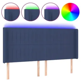 zaglowek-do-lozka-z-led-niebieski-163x16x118-128-cm-tkanina