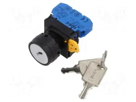 yw1k-2ae10-przelacznik-obrotowy-z-kluczem-22mm-poz-stab-2-no-czarny