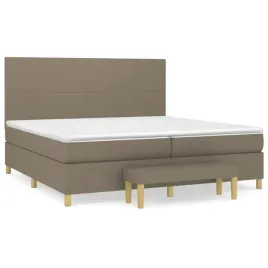 lozko-kontynentalne-z-materacem-taupe-tkanina-200x200-cm