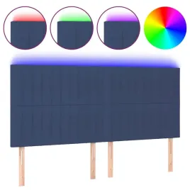 zaglowek-do-lozka-z-led-niebieski-160x5x118-128-cm-tkanina
