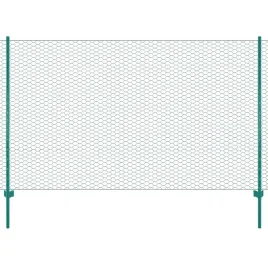 siatka-ogrodzeniowa-ze-slupkami-stal-25-x-2-m-zielony