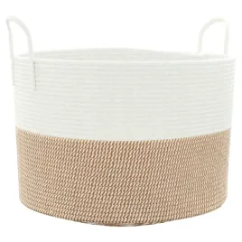 kosz-do-przechowywania-brazowo-bialy-o51x33-c