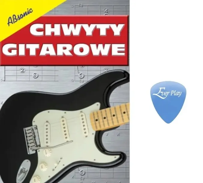 Książka Chwyty na Gitarę + KOSTKA GITAROWA GRATIS!