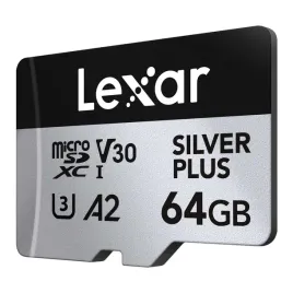 karta-pamieci-lexar-microsdxc-silver-plus-64gb-v30-uhs-i-u3-a2-205-100mb-s