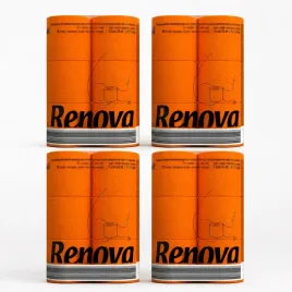 pomaranczowy-papier-toaletowy-renova-4-opakowania