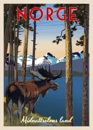 norwegia-skandynawia-obraz-na-plotnie-canvas-vintage-retro-90x60-2