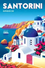 santorini-grecja-obraz-na-plotnie-canvas-vintage-retro-90x60-7