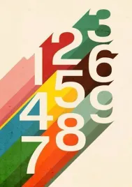 retro-numbers-cyferki-obraz-na-plotnie-canvas-vintage-retro-90x60