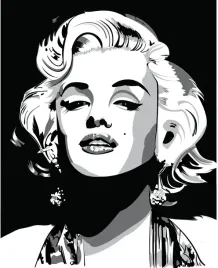 obraz-na-plotnie-canvas-marilyn-monroe-glamour-artystyczny-90x60-cm