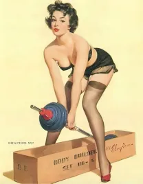 obraz-na-plotnie-canvas-seksowna-kobieta-nago-vogue-art-vintage-obraz-915