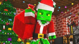 obraz-na-plotnie-canvas-minecraft-gra-swiateczne-obraz-915x61-cm