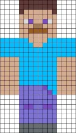 obraz-na-plotnie-canvas-minecraft-steve-art-vintage-retro-90x60